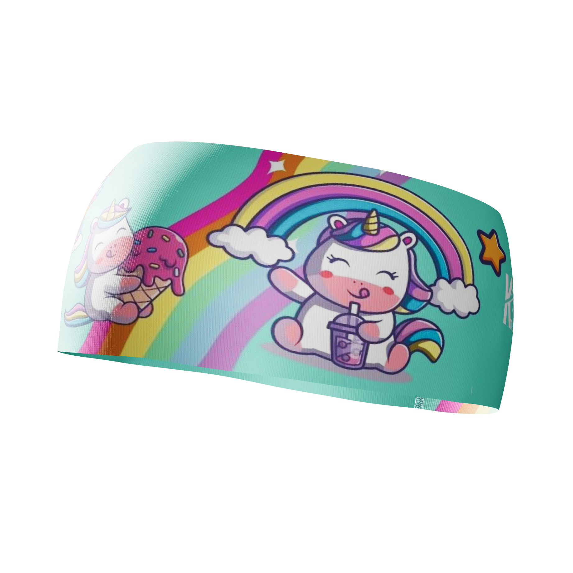 HEAD BAND RUNNING Elite UNICORNIO - Sin Costuras y Reversible 2 EN 1