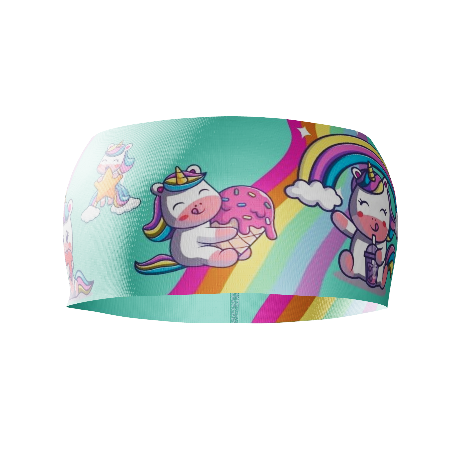 HEAD BAND RUNNING Elite UNICORNIO - Sin Costuras y Reversible 2 EN 1