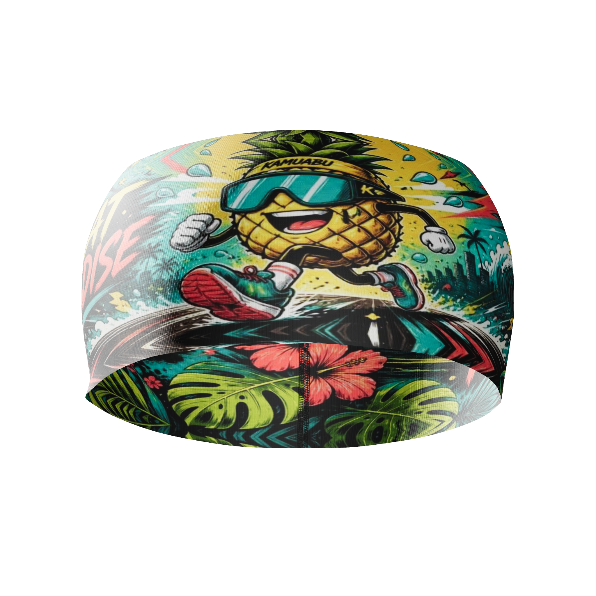 HEAD BAND RUNNING Elite SWEAT PARADISE - Sin Costuras y Reversible 2 EN 1