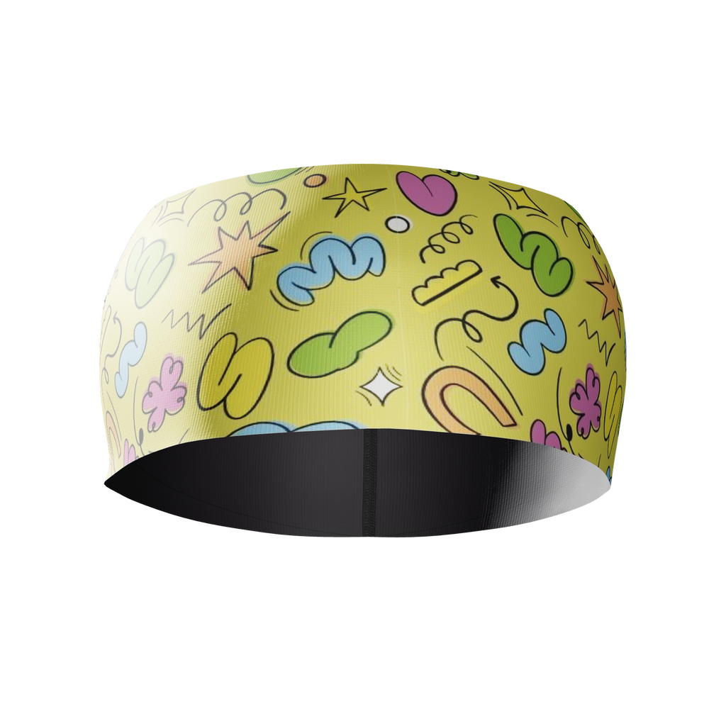 HEAD BAND RUNNING Elite NUBES - Sin Costuras y Reversible 2 EN 1