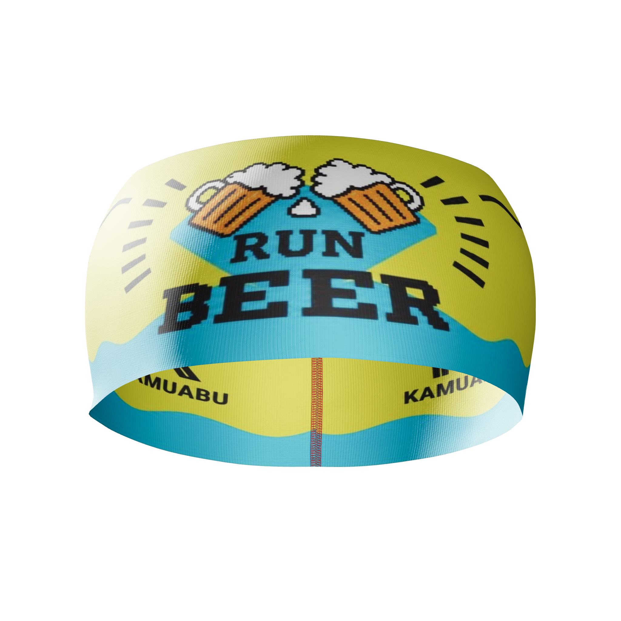 HEAD BAND RUNNING Elite RUN BEER - Sin Costuras y Reversible 2 EN 1