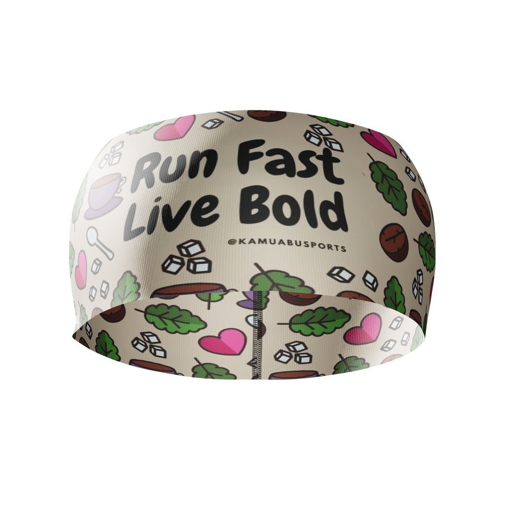 HEAD BAND RUNNING Elite COFFEE TIME - Sin Costuras