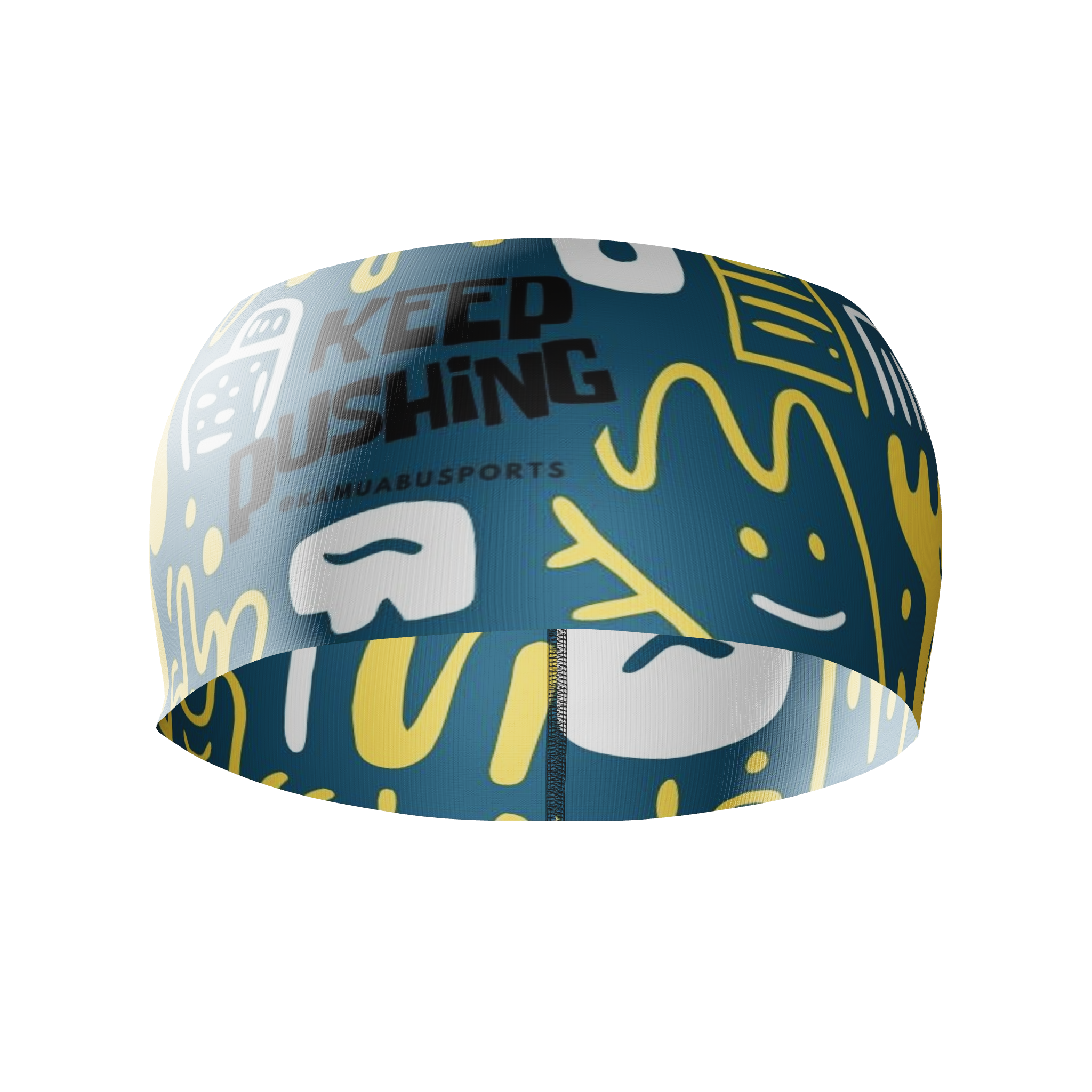 HEAD BAND RUNNING Elite KEEP PUSHING - Sin Costuras