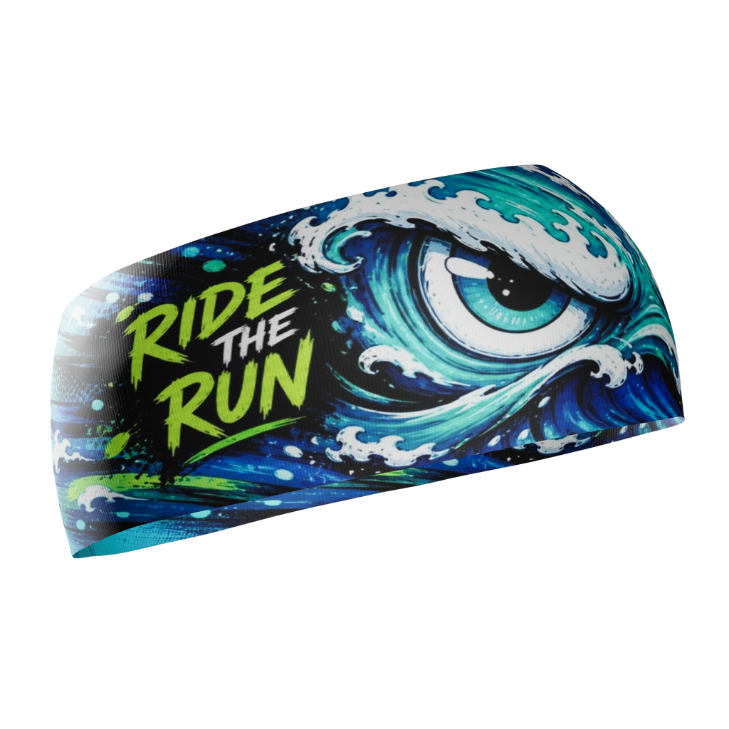 HEAD BAND RUNNING Elite RIDE THE RUN - Sin Costuras y Reversible 2 EN 1