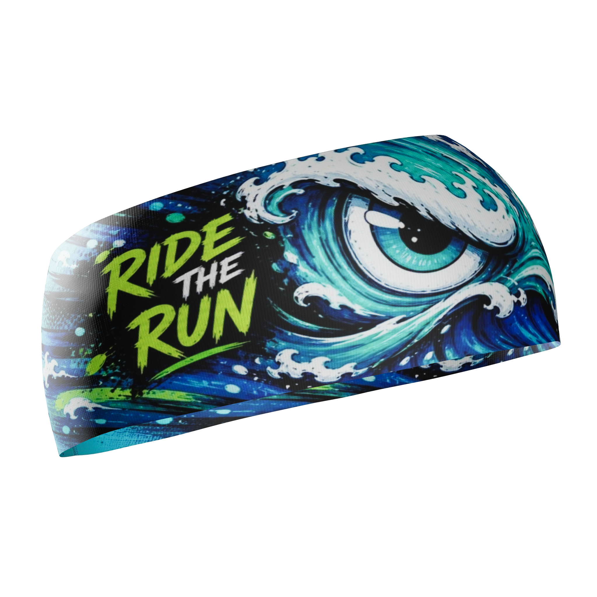 HEAD BAND RUNNING Elite RIDE THE RUN - Sin Costuras y Reversible 2 EN 1