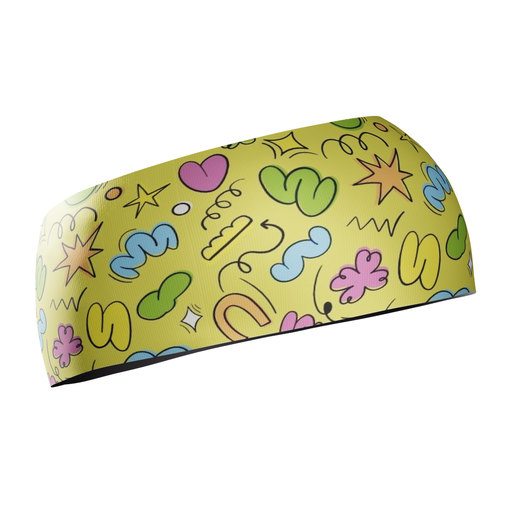 HEAD BAND RUNNING Elite NUBES - Sin Costuras y Reversible 2 EN 1