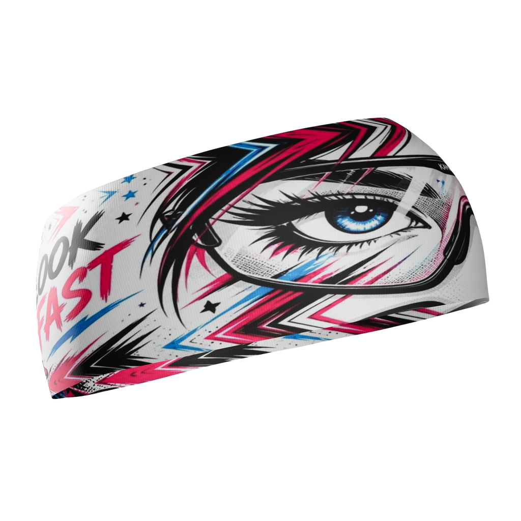 HEAD BAND RUNNING Elite LOOK FAST - Sin Costuras y Reversible 2 EN 1