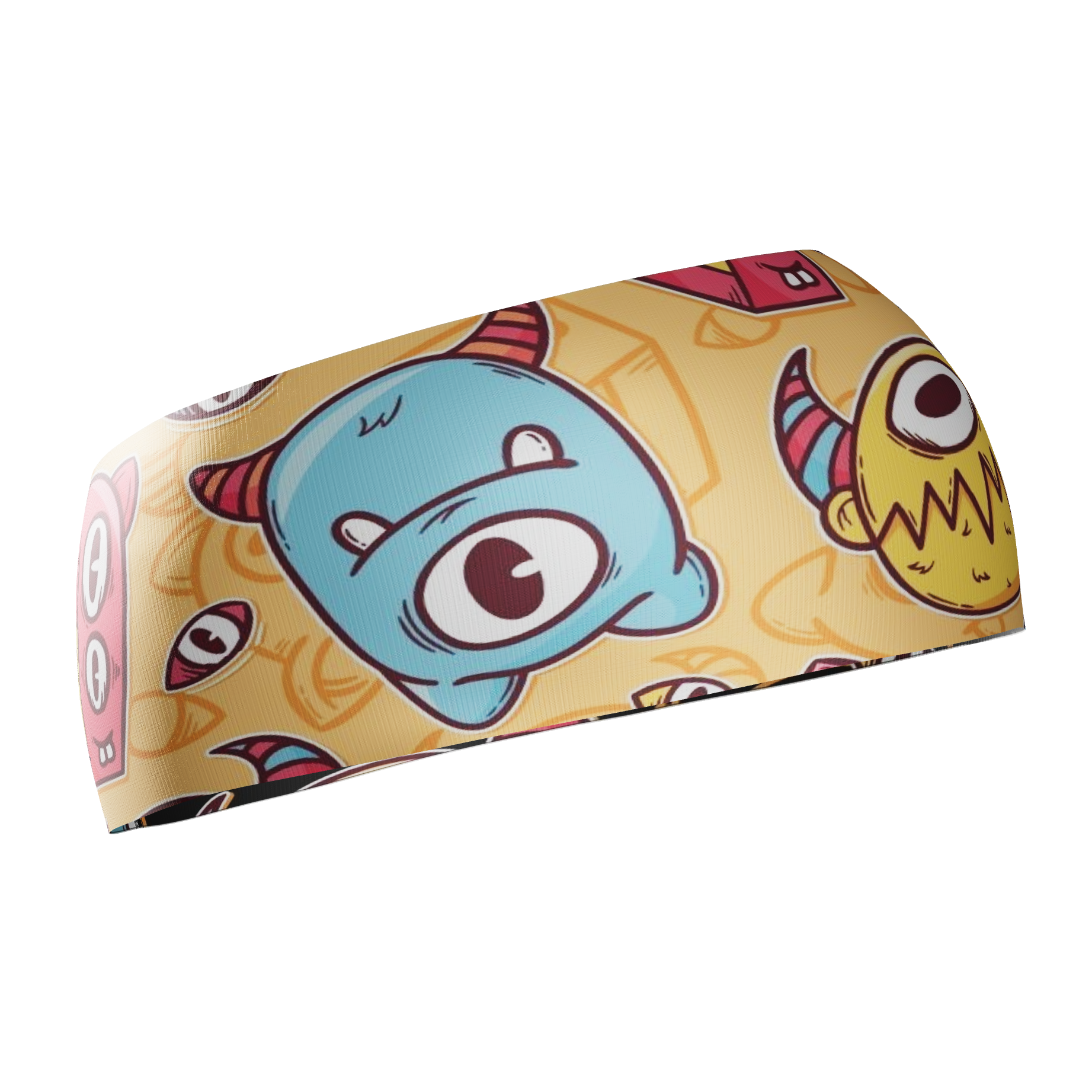 HEAD BAND RUNNING Elite MONSTRUOS - Sin Costuras y Reversible 2 EN 1