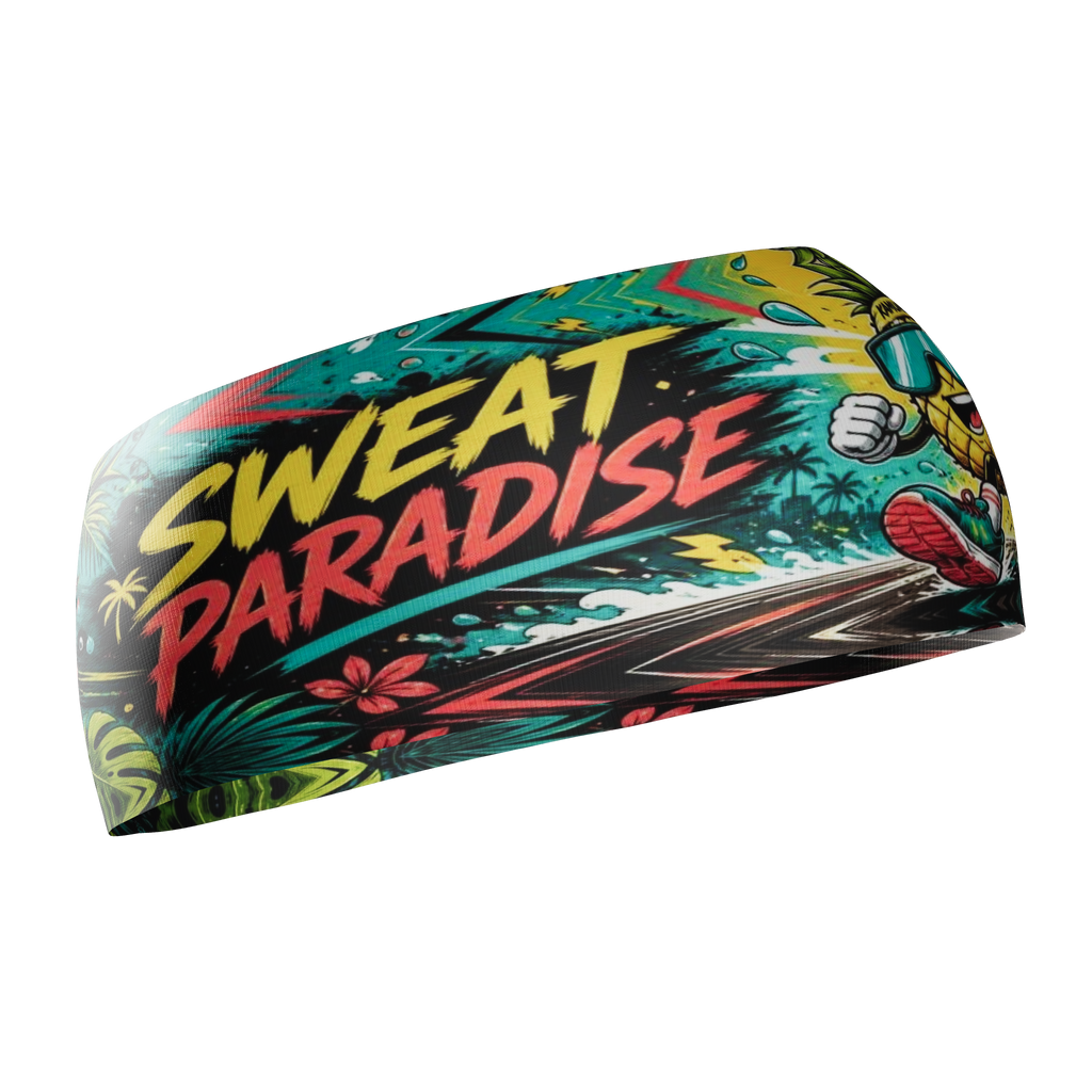 HEAD BAND RUNNING Elite SWEAT PARADISE - Sin Costuras y Reversible 2 EN 1