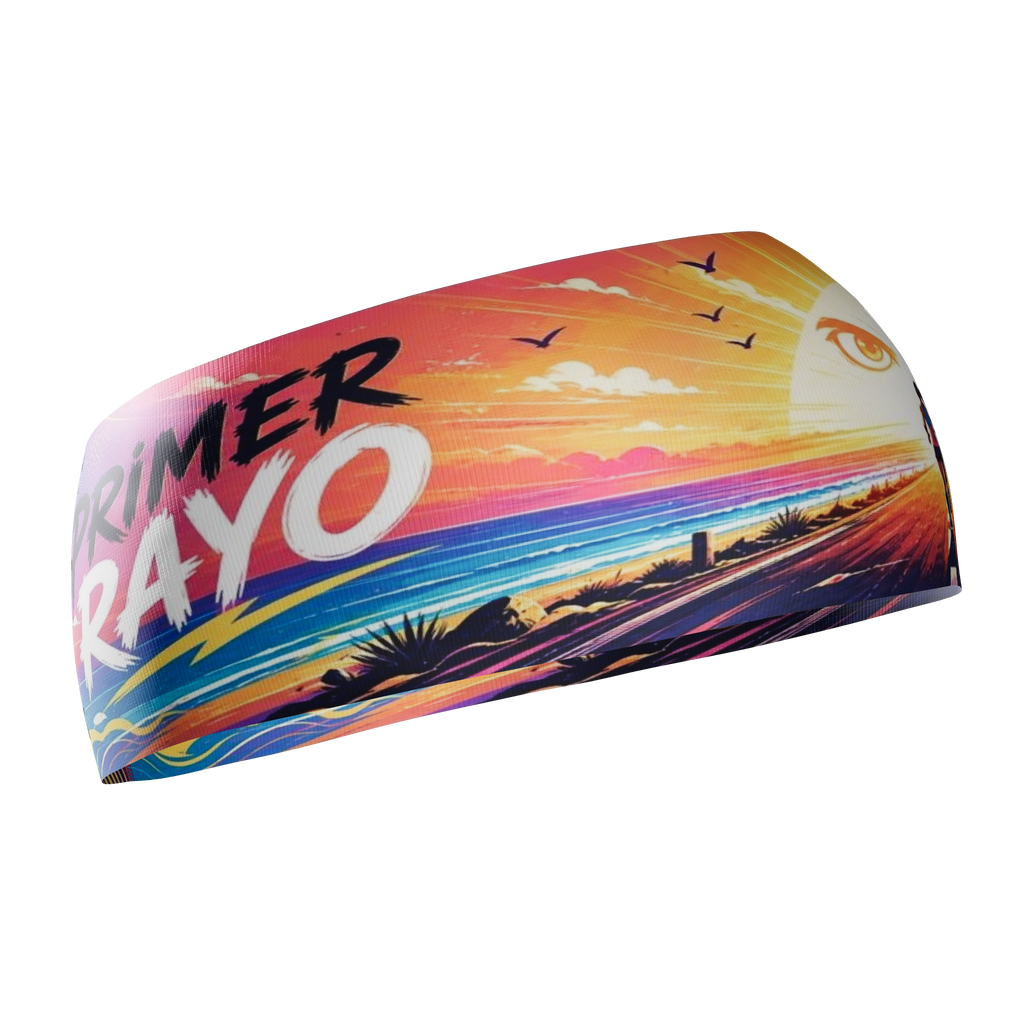 HEAD BAND RUNNING Elite PRIMER RAYO - Sin Costuras y Reversible 2 EN 1