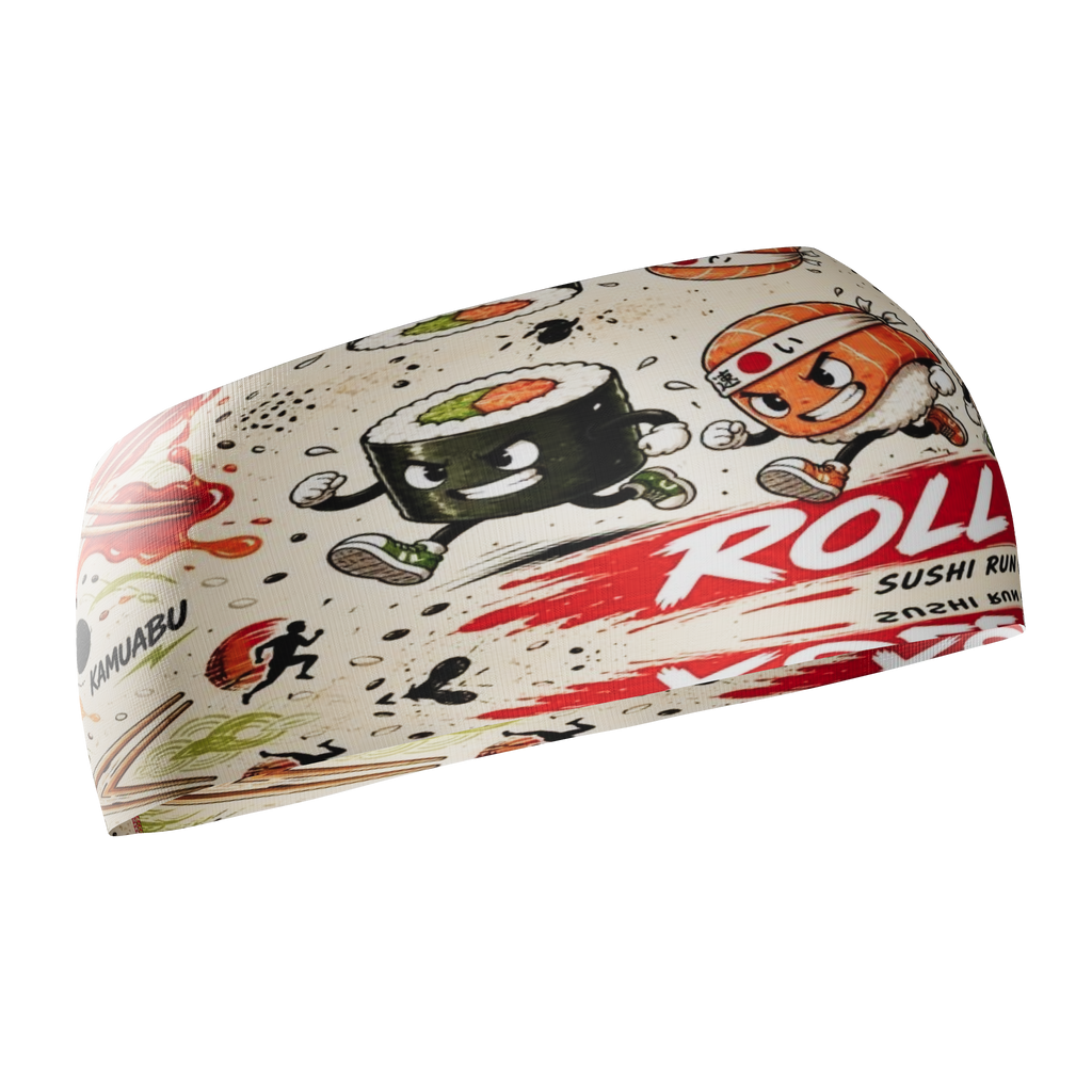 HEAD BAND RUNNING Elite ROLL FAST - Sin Costuras y Reversible 2 EN 1