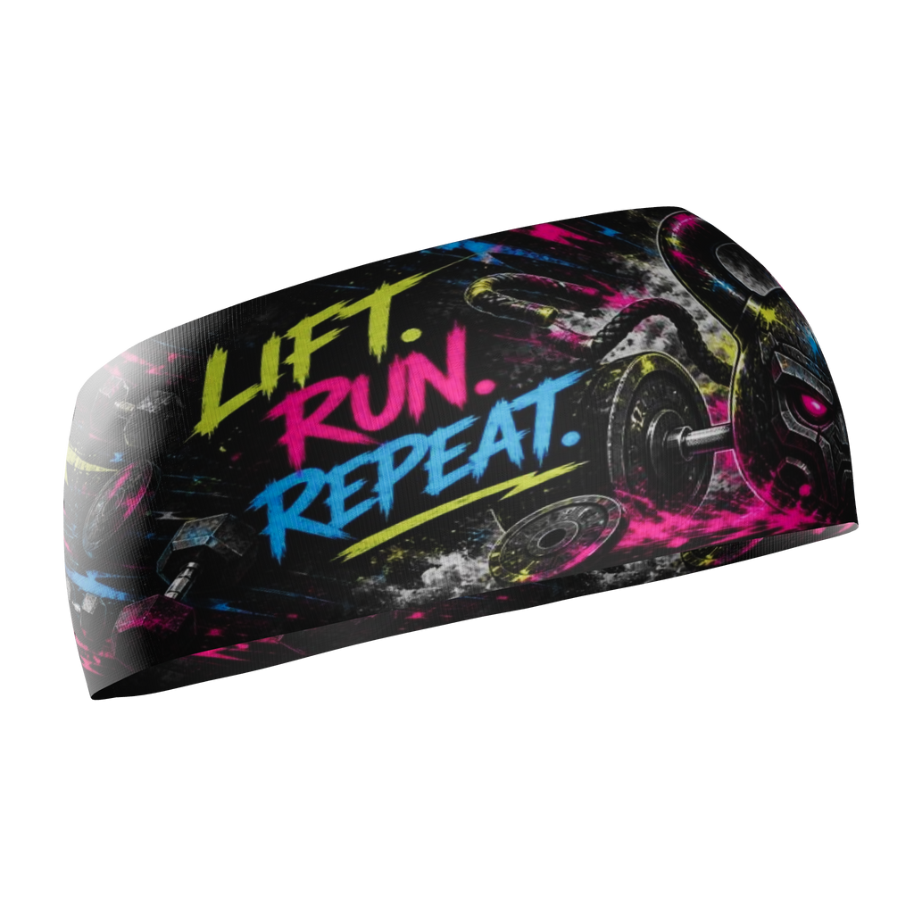 HEAD BAND RUNNING Elite LIFT RUN REPEAT - Sin Costuras y Reversible 2 EN 1
