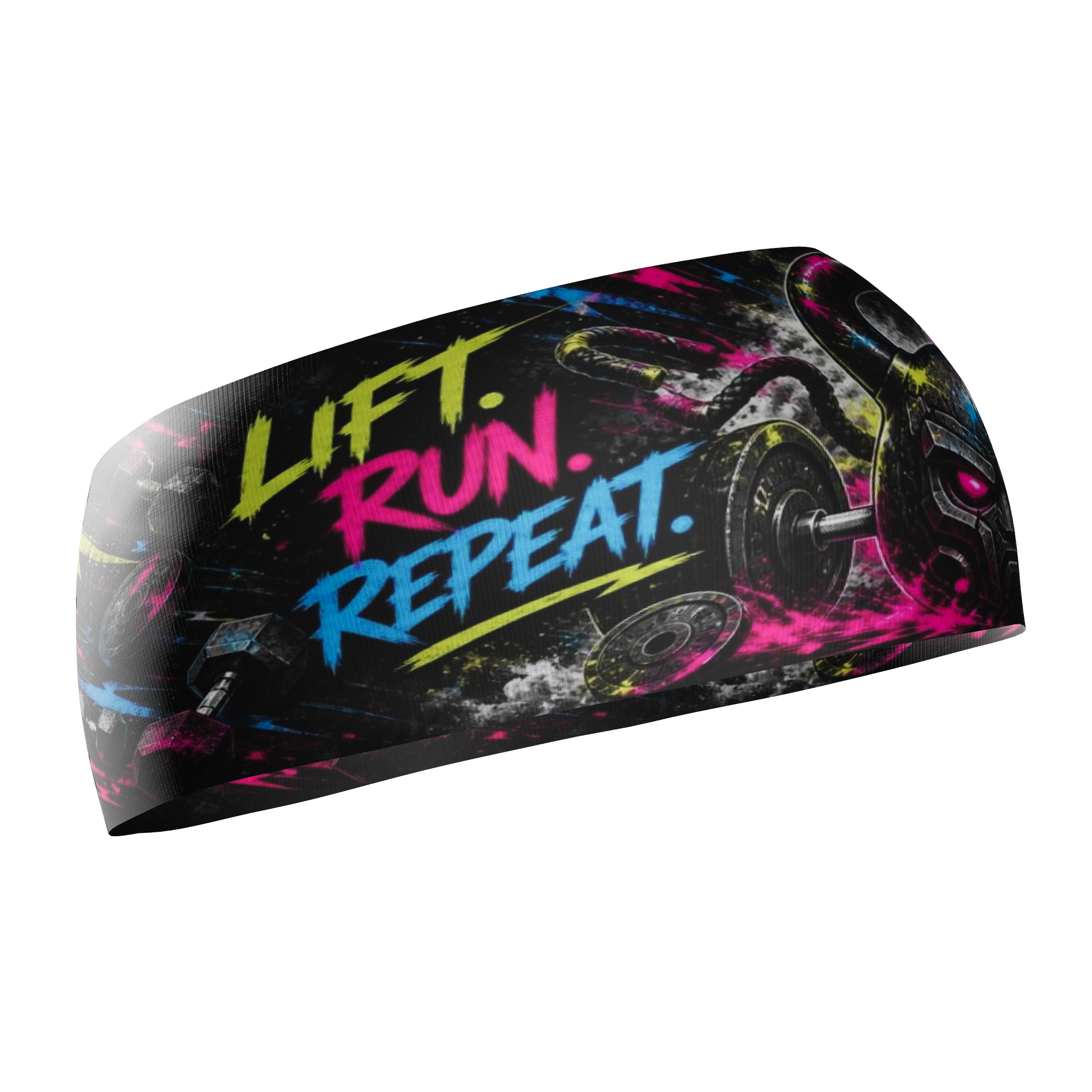 HEAD BAND RUNNING Elite LIFT RUN REPEAT - Sin Costuras y Reversible 2 EN 1