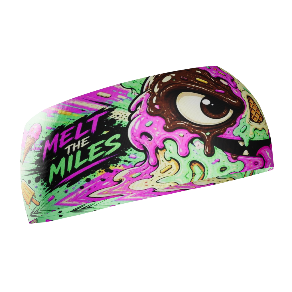 HEAD BAND RUNNING Elite MELT THE MILES - Sin Costuras y Reversible 2 EN 1
