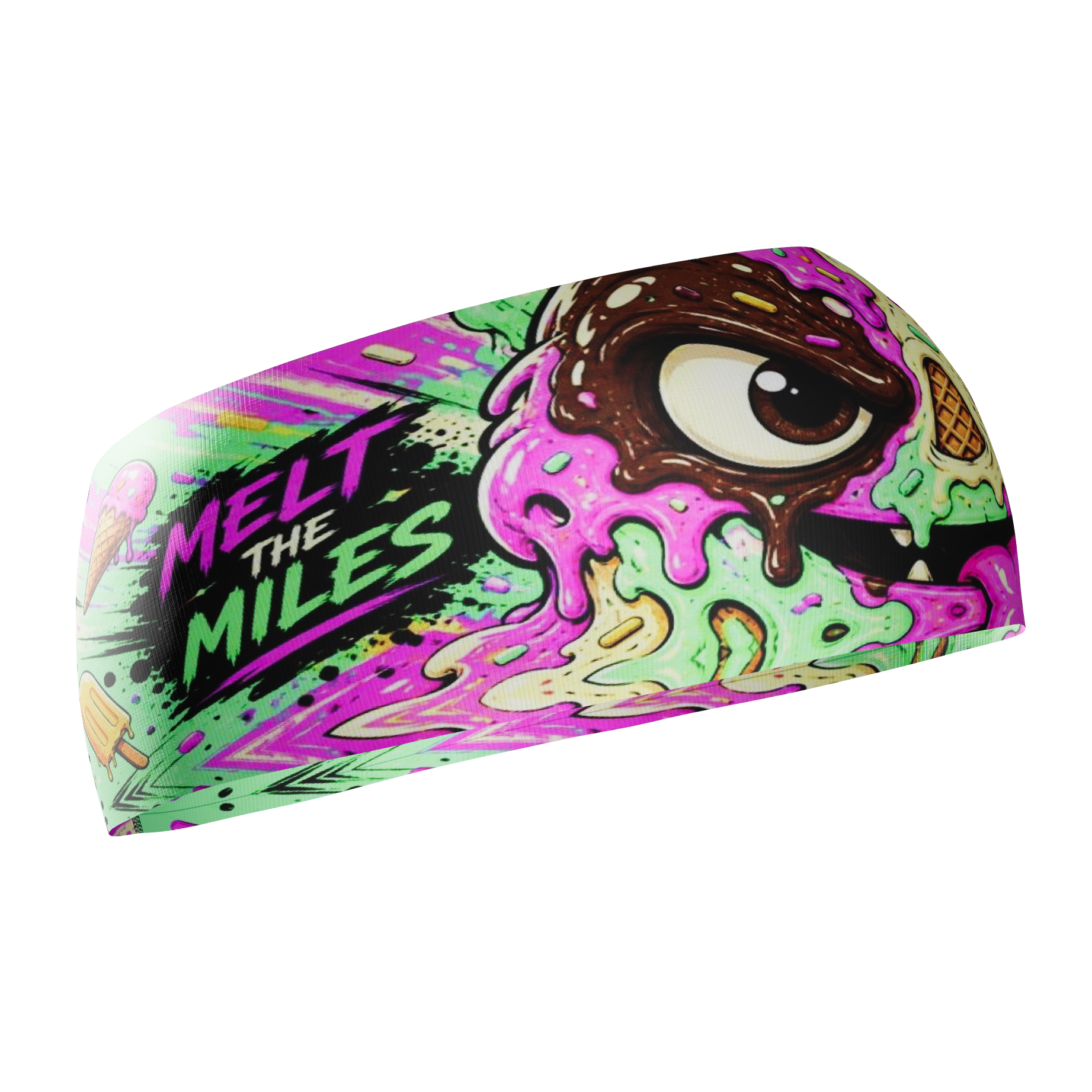 HEAD BAND RUNNING Elite MELT THE MILES - Sin Costuras y Reversible 2 EN 1