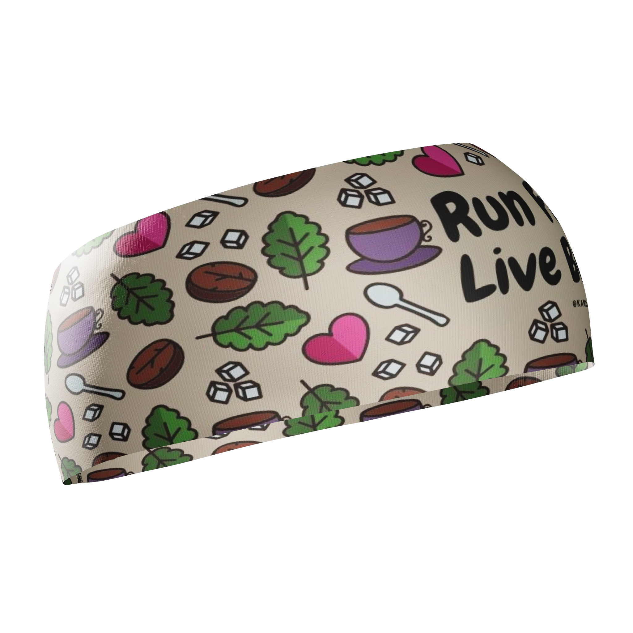 HEAD BAND RUNNING Elite COFFEE TIME - Sin Costuras
