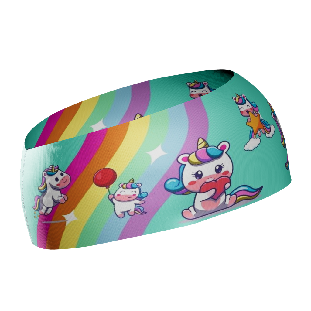 HEAD BAND RUNNING Elite UNICORNIO - Sin Costuras y Reversible 2 EN 1
