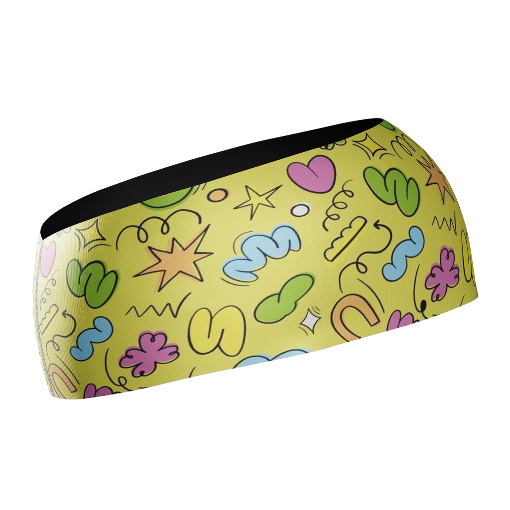 HEAD BAND RUNNING Elite NUBES - Sin Costuras y Reversible 2 EN 1