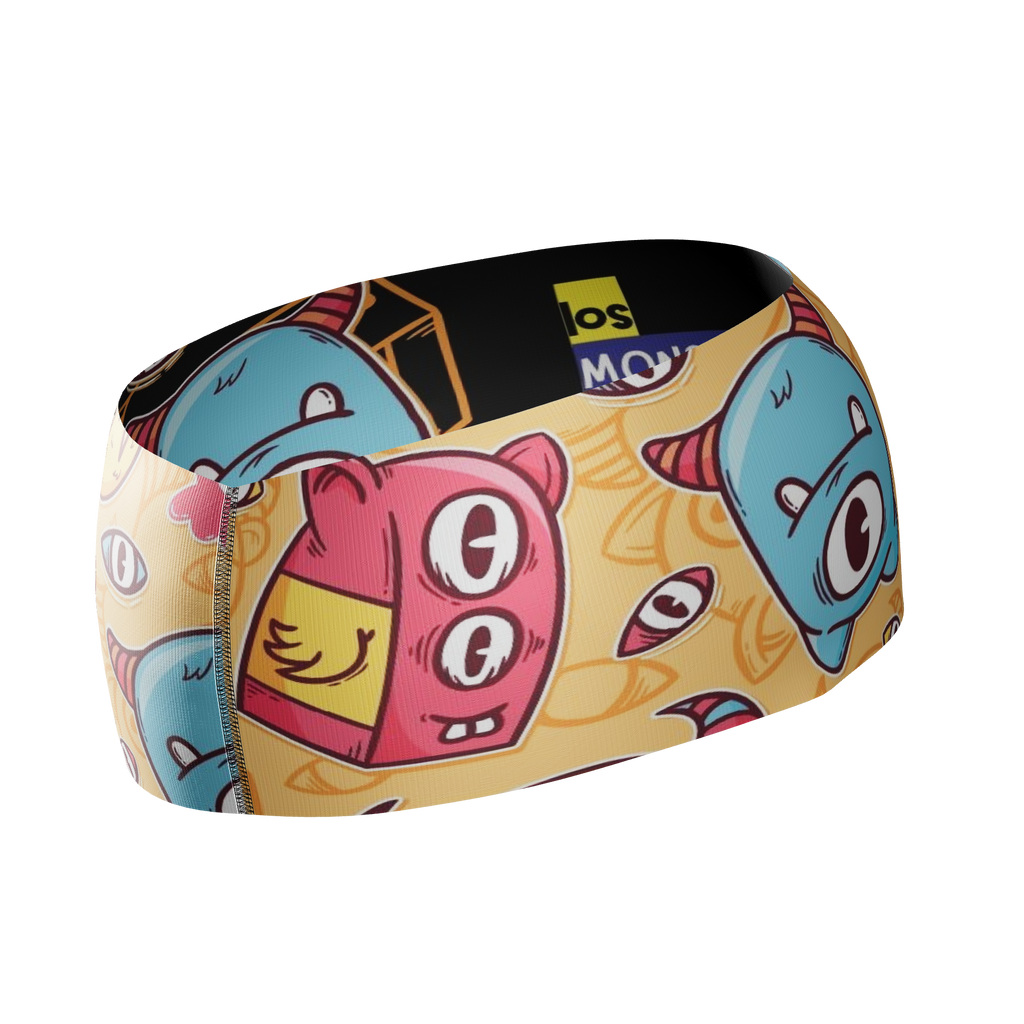 HEAD BAND RUNNING Elite MONSTRUOS - Sin Costuras y Reversible 2 EN 1