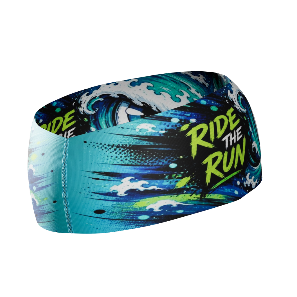 HEAD BAND RUNNING Elite RIDE THE RUN - Sin Costuras y Reversible 2 EN 1