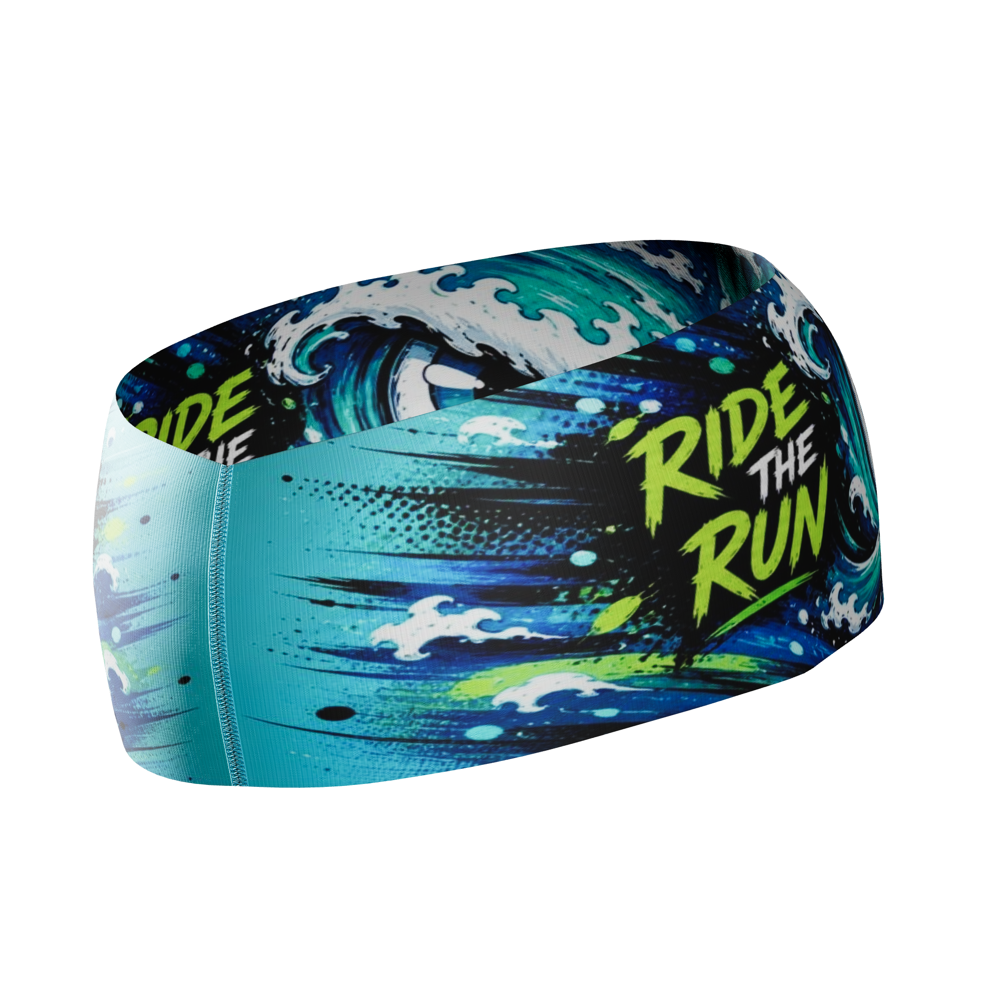 HEAD BAND RUNNING Elite RIDE THE RUN - Sin Costuras y Reversible 2 EN 1