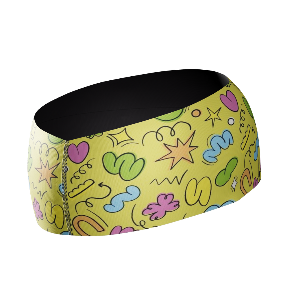 HEAD BAND RUNNING Elite NUBES - Sin Costuras y Reversible 2 EN 1