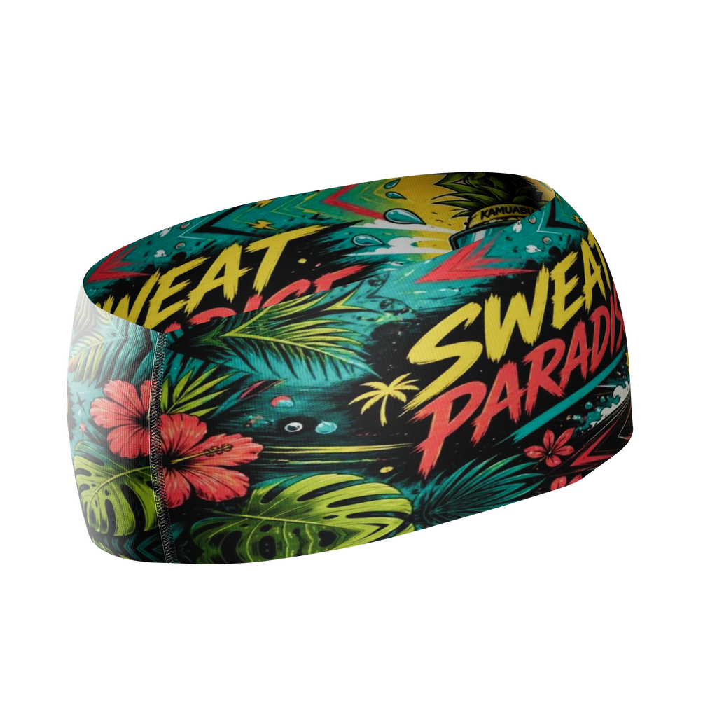 HEAD BAND RUNNING Elite SWEAT PARADISE - Sin Costuras y Reversible 2 EN 1