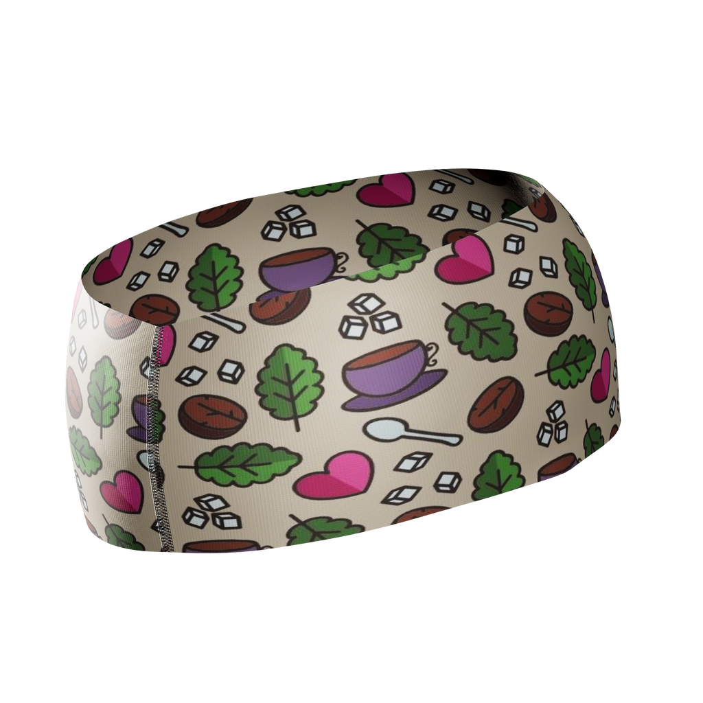 HEAD BAND RUNNING Elite COFFEE TIME - Sin Costuras