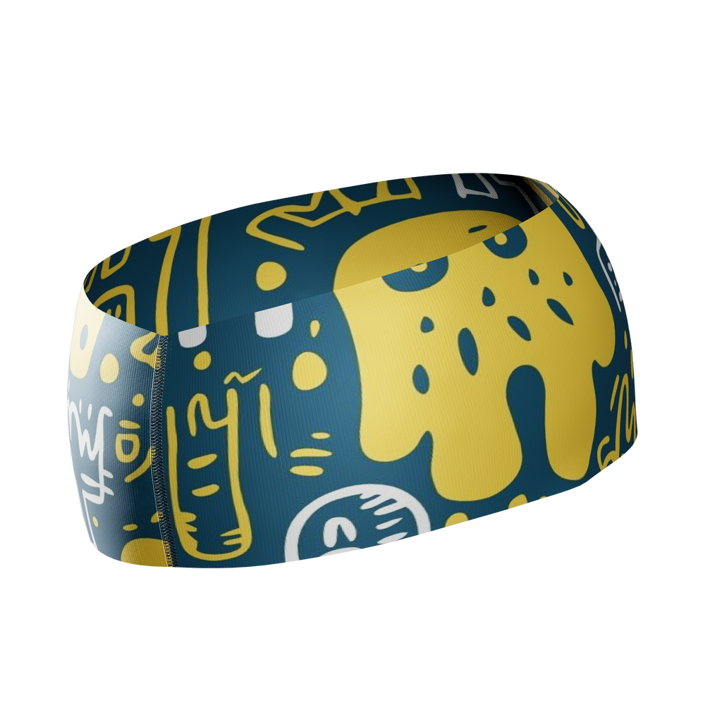 HEAD BAND RUNNING Elite KEEP PUSHING - Sin Costuras