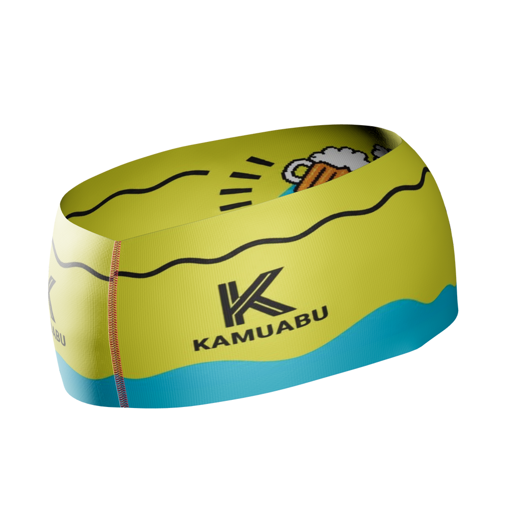 HEAD BAND RUNNING Elite RUN BEER - Sin Costuras y Reversible 2 EN 1