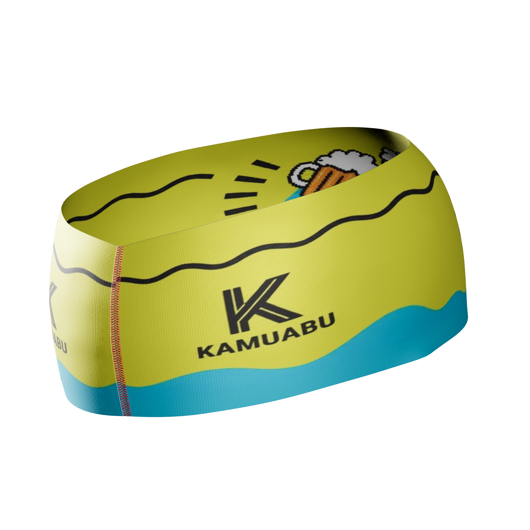 HEAD BAND RUNNING Elite RUN BEER - Sin Costuras y Reversible 2 EN 1