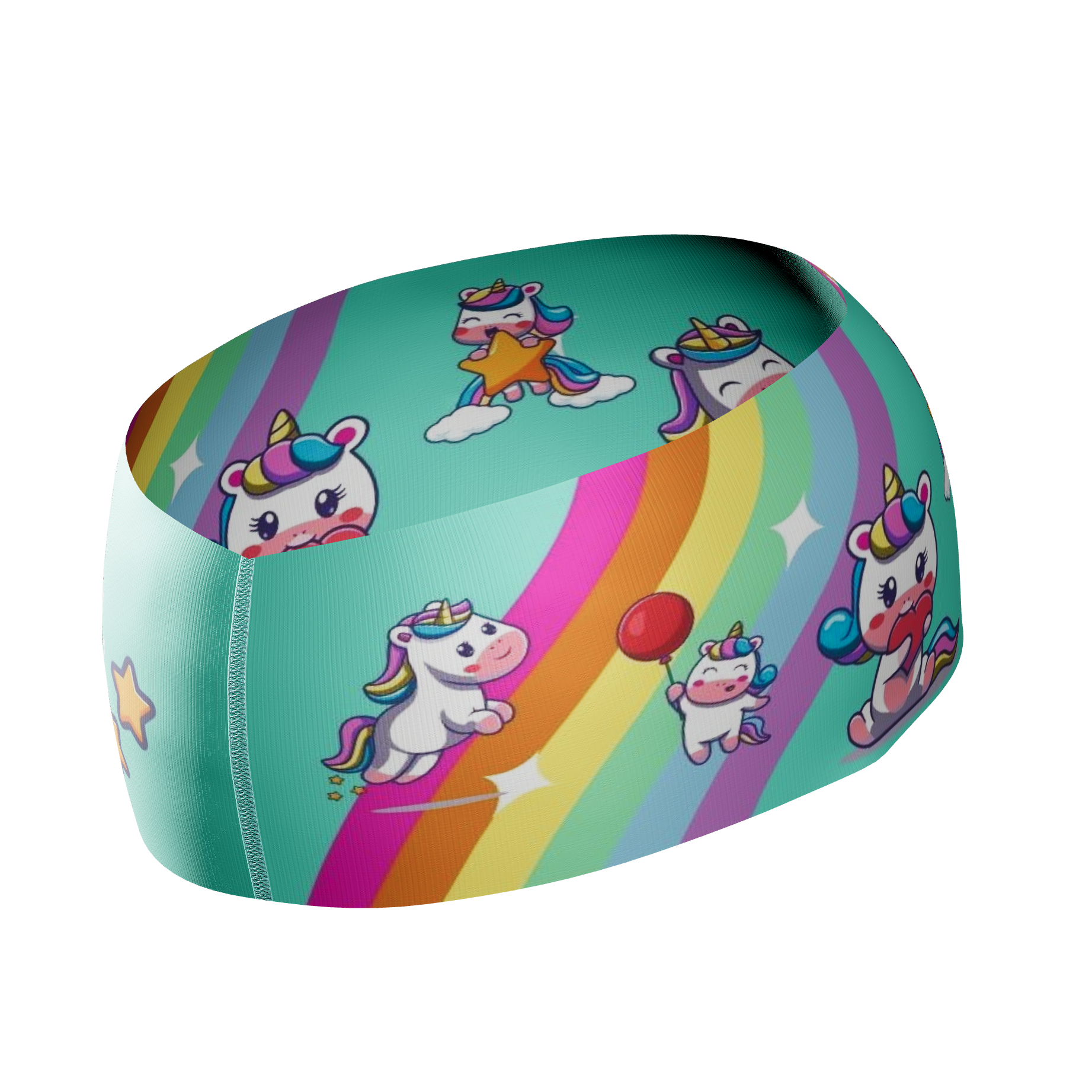 HEAD BAND RUNNING Elite UNICORNIO - Sin Costuras y Reversible 2 EN 1