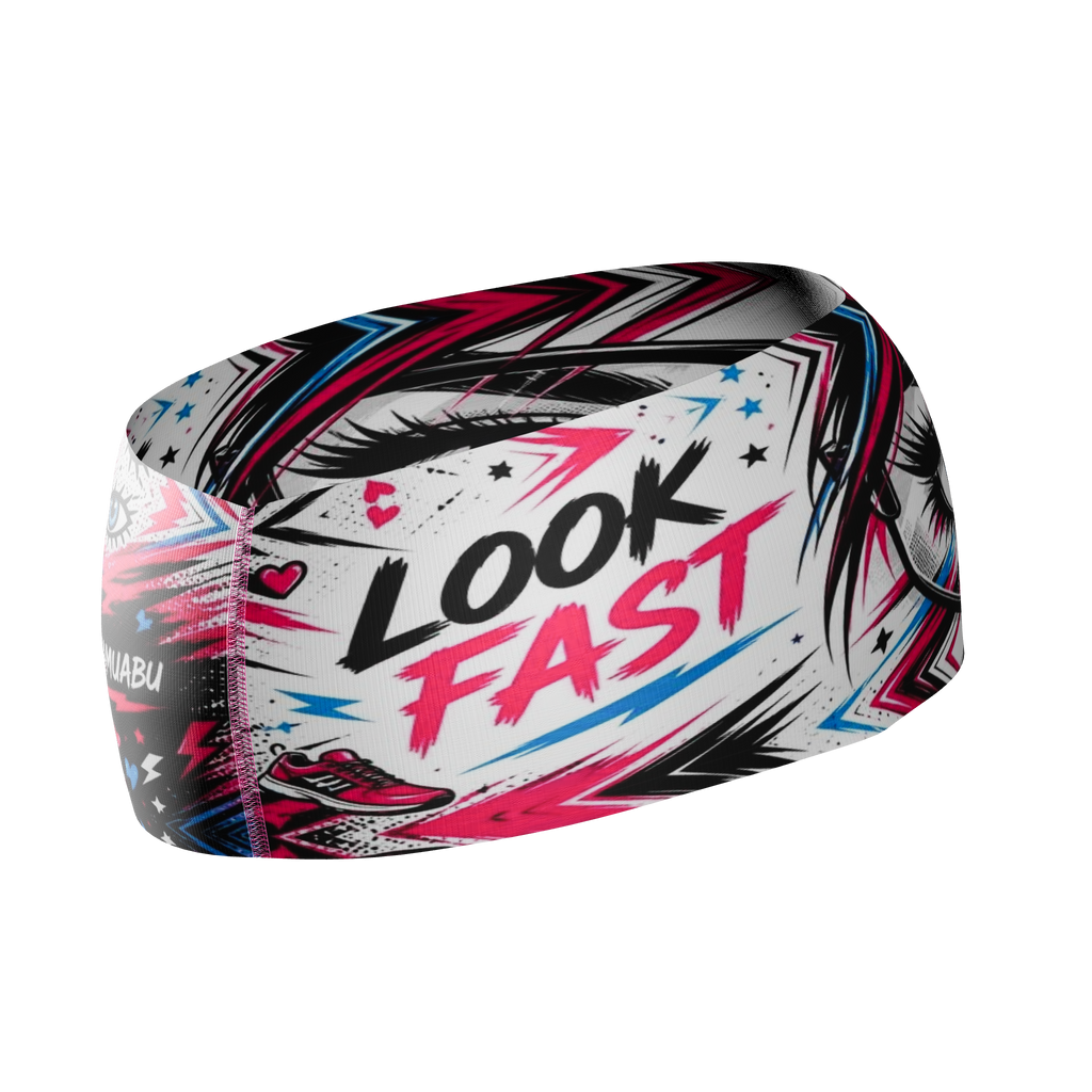 HEAD BAND RUNNING Elite LOOK FAST - Sin Costuras y Reversible 2 EN 1