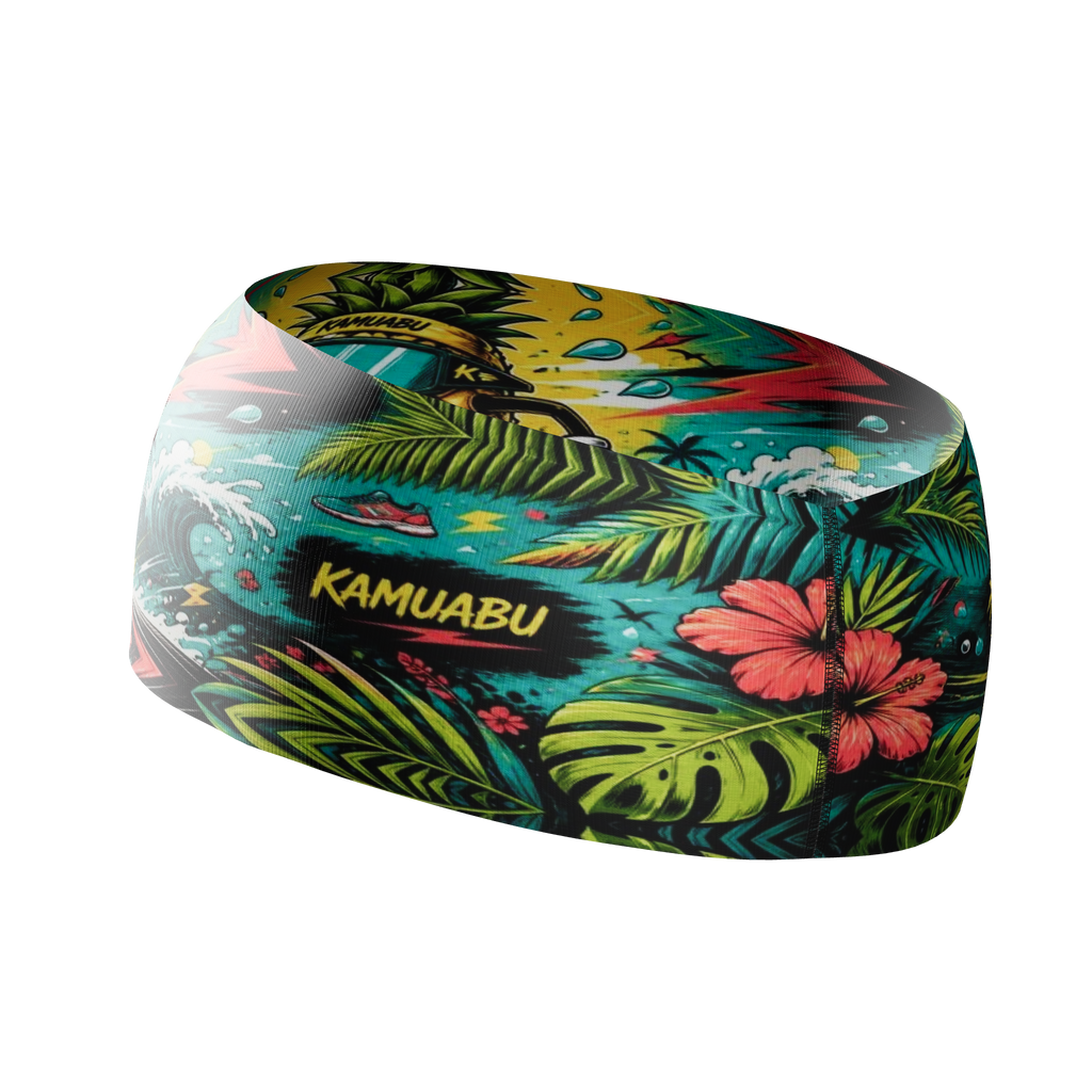 HEAD BAND RUNNING Elite SWEAT PARADISE - Sin Costuras y Reversible 2 EN 1