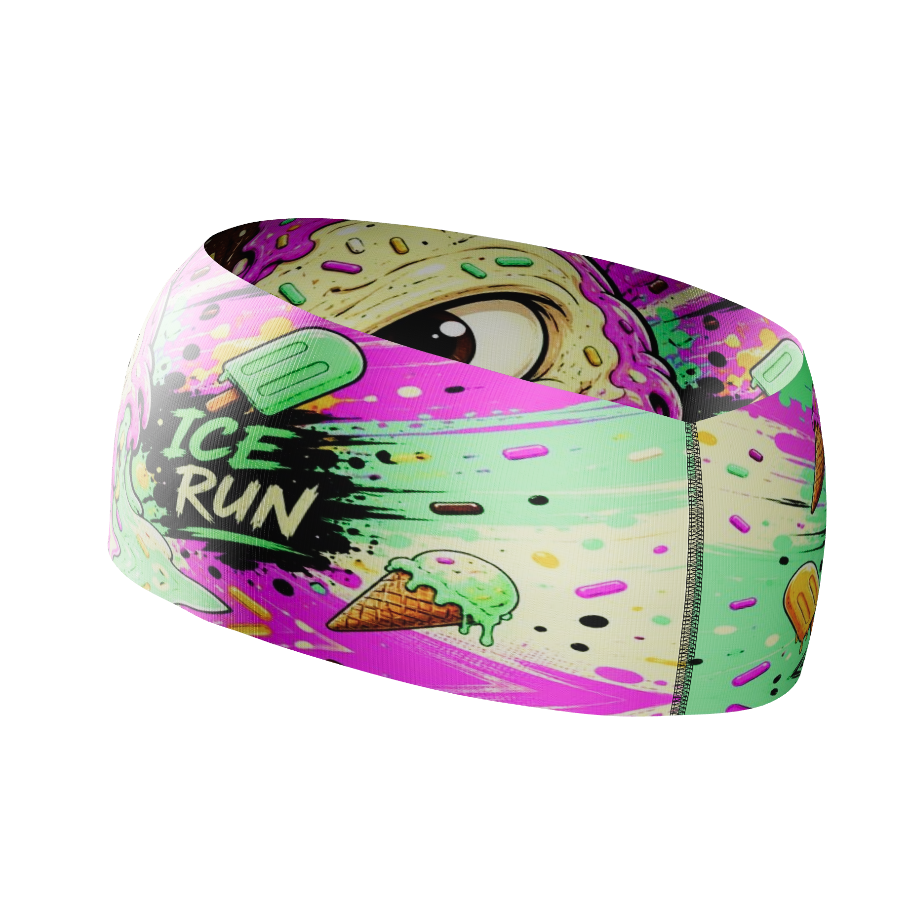 HEAD BAND RUNNING Elite MELT THE MILES - Sin Costuras y Reversible 2 EN 1