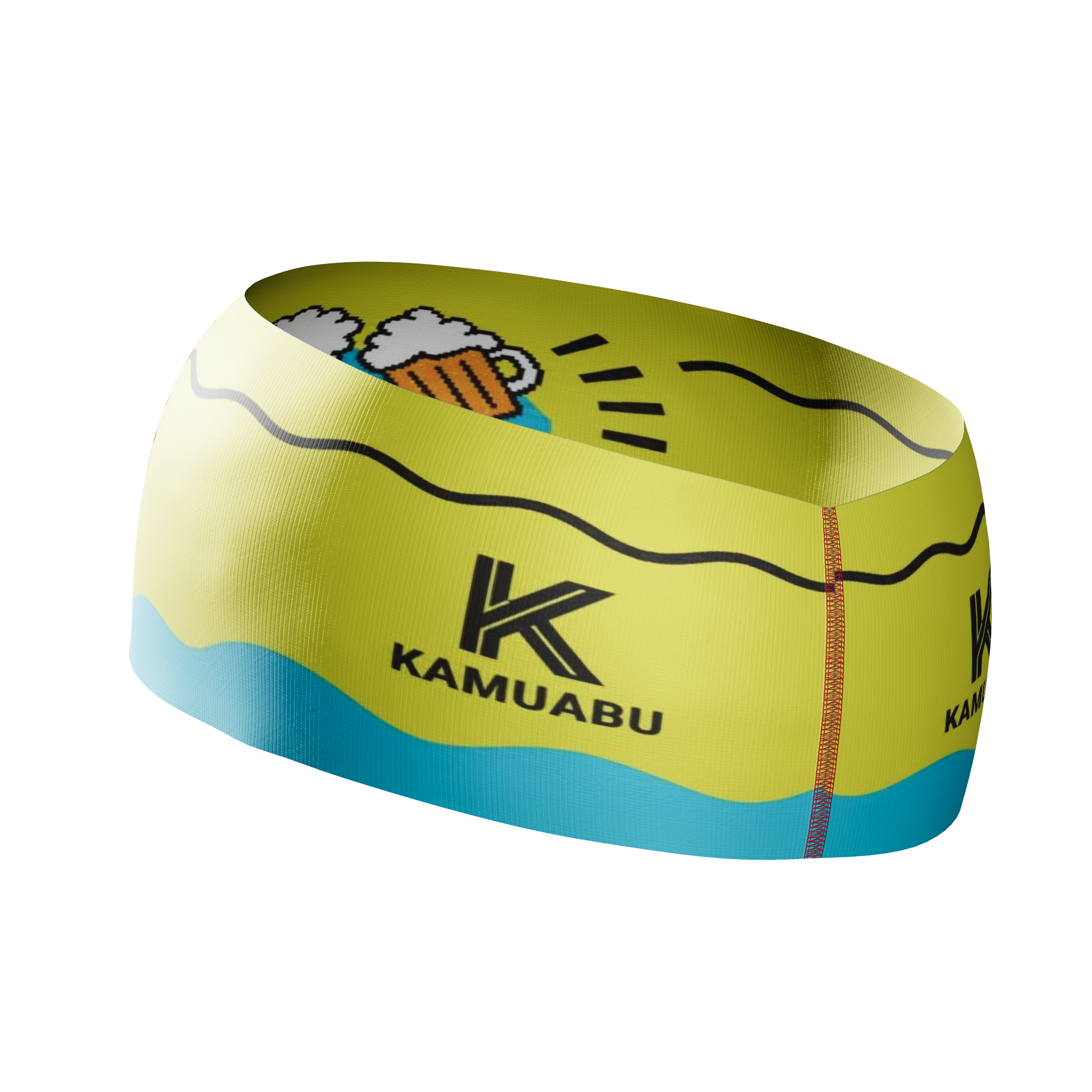 HEAD BAND RUNNING Elite RUN BEER - Sin Costuras y Reversible 2 EN 1
