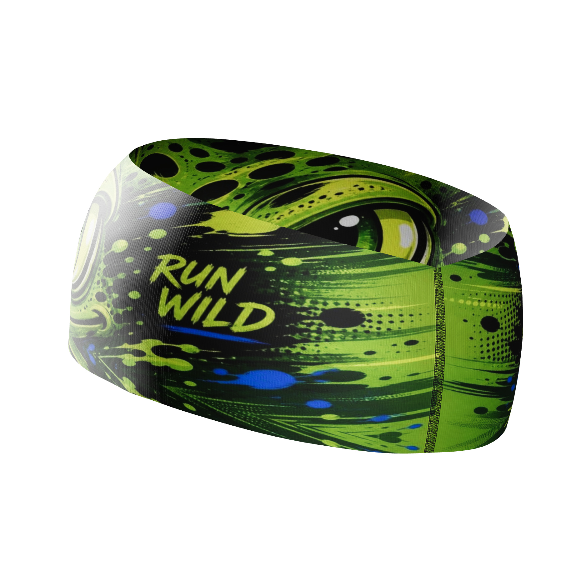 HEAD BAND RUNNING Elite RUN WILD - Sin Costuras y Reversible 2 EN 1
