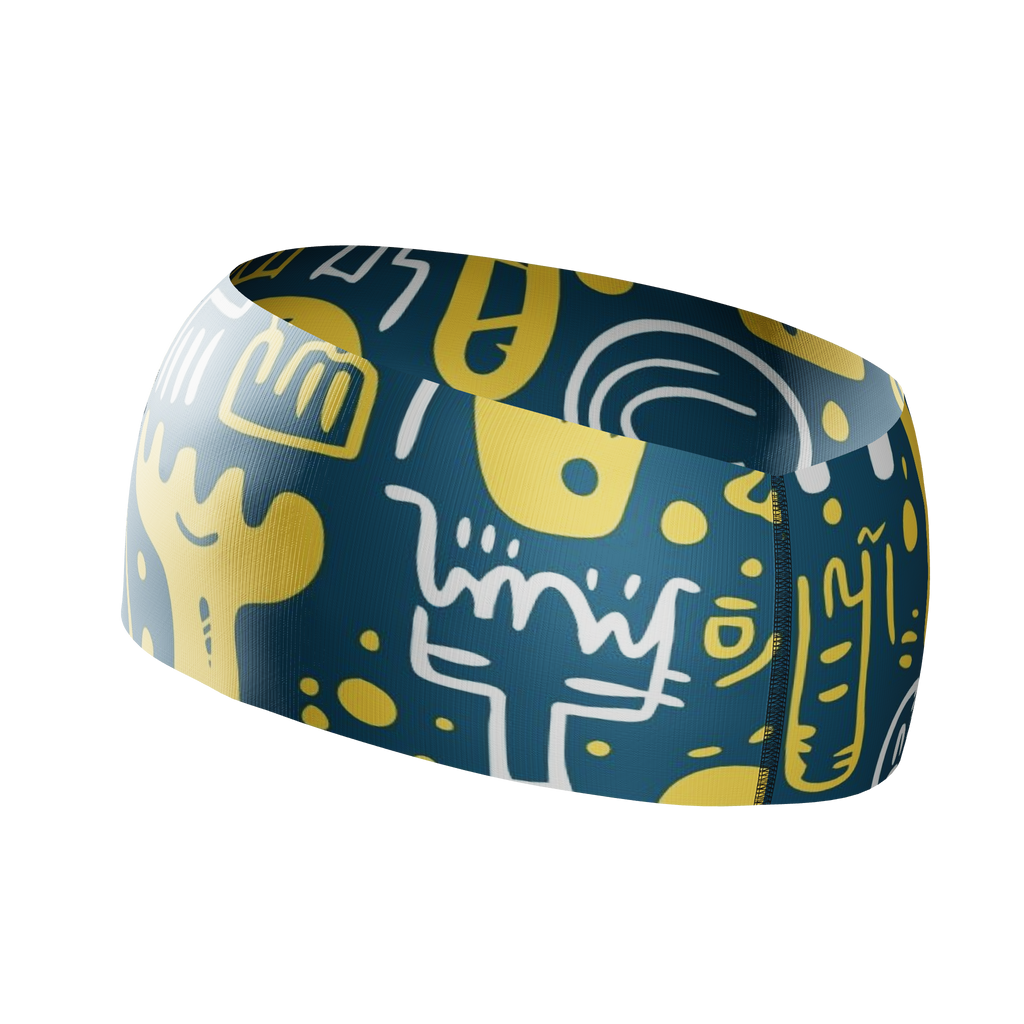 HEAD BAND RUNNING Elite KEEP PUSHING - Sin Costuras