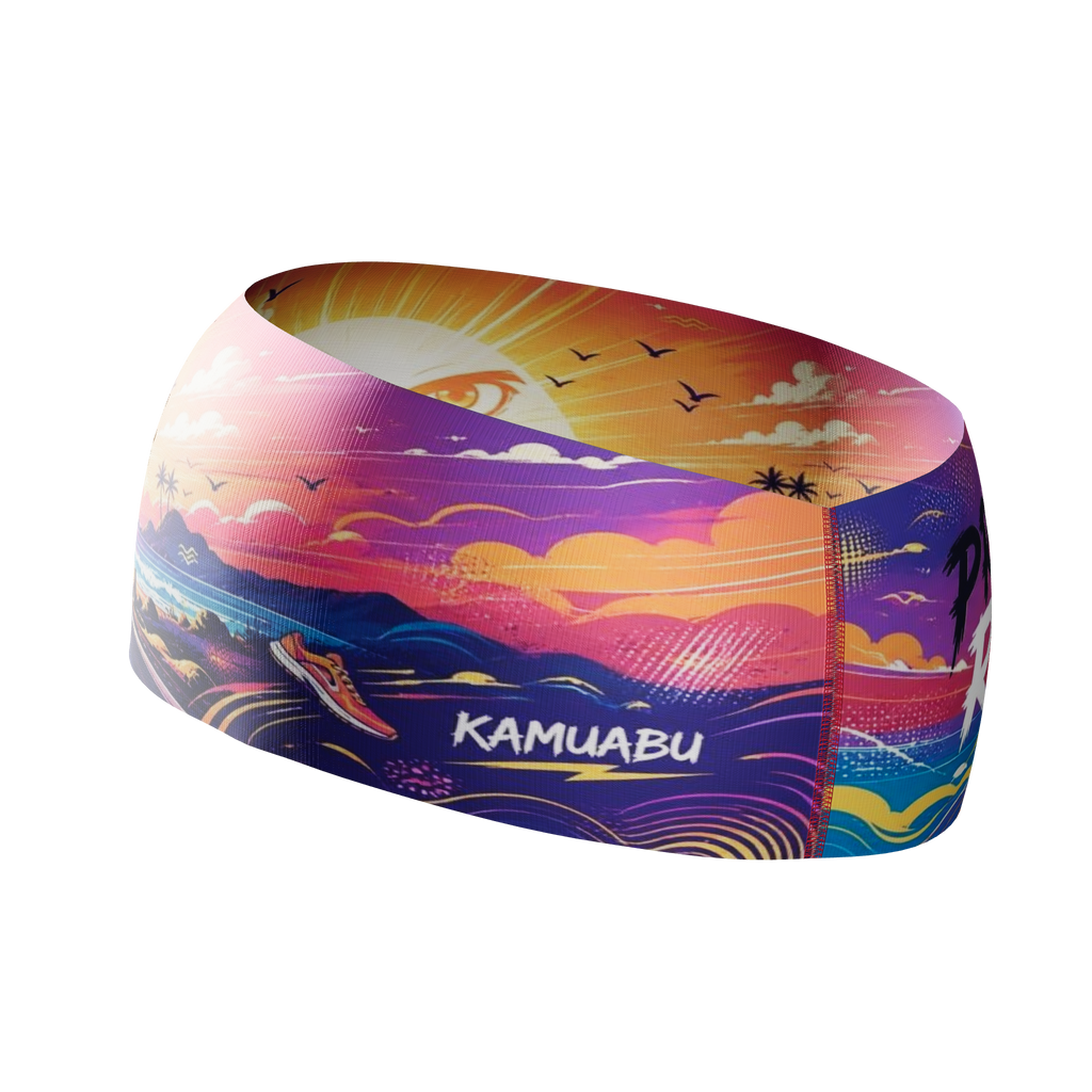 HEAD BAND RUNNING Elite PRIMER RAYO - Sin Costuras y Reversible 2 EN 1