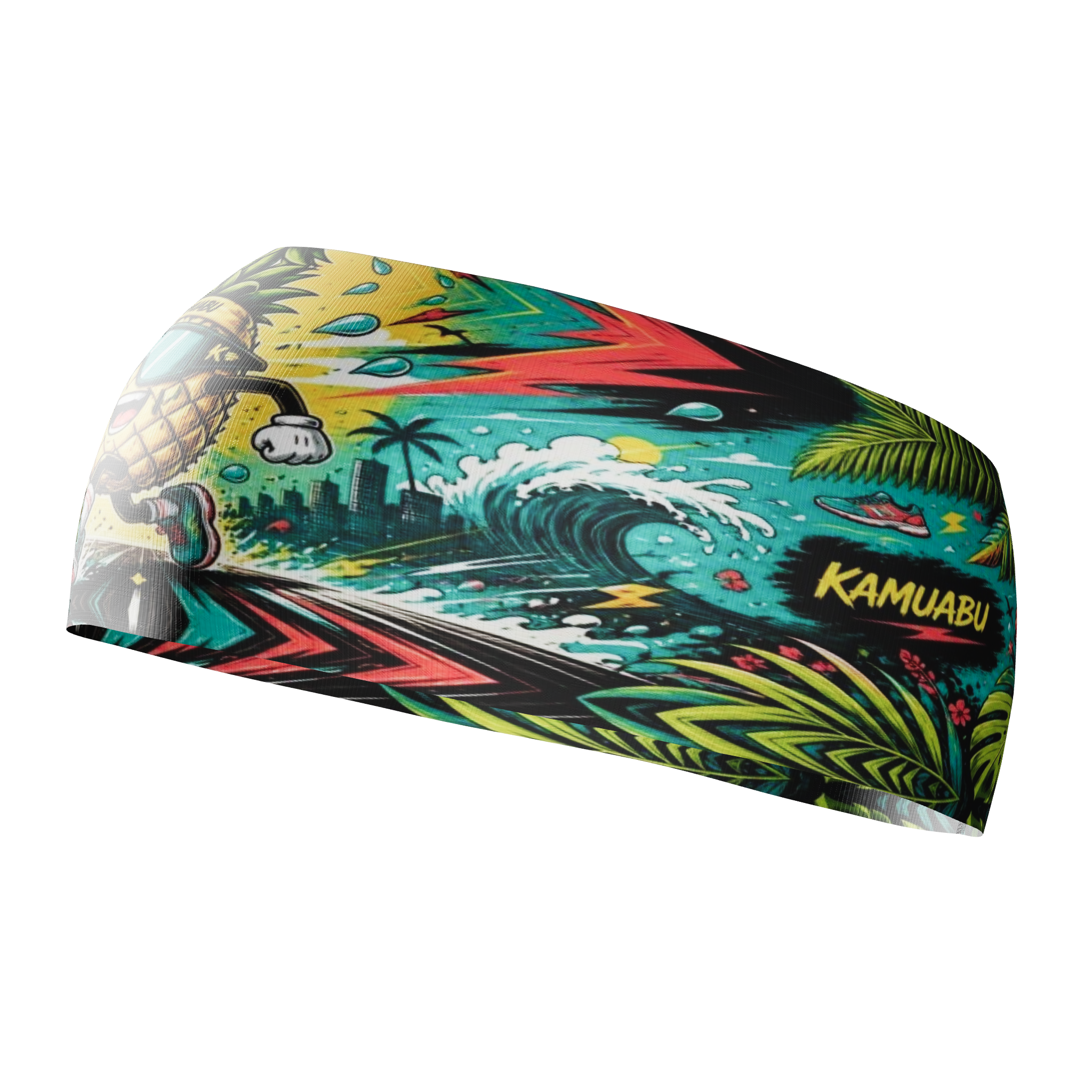 HEAD BAND RUNNING Elite SWEAT PARADISE - Sin Costuras y Reversible 2 EN 1