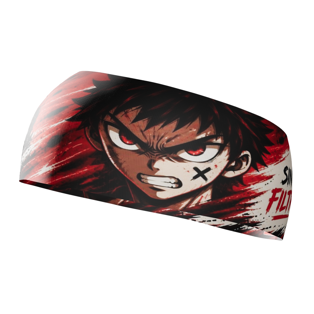 HEAD BAND RUNNING Elite LA IRA ES ENERGÍA - Sin Costuras y Reversible 2 EN 1