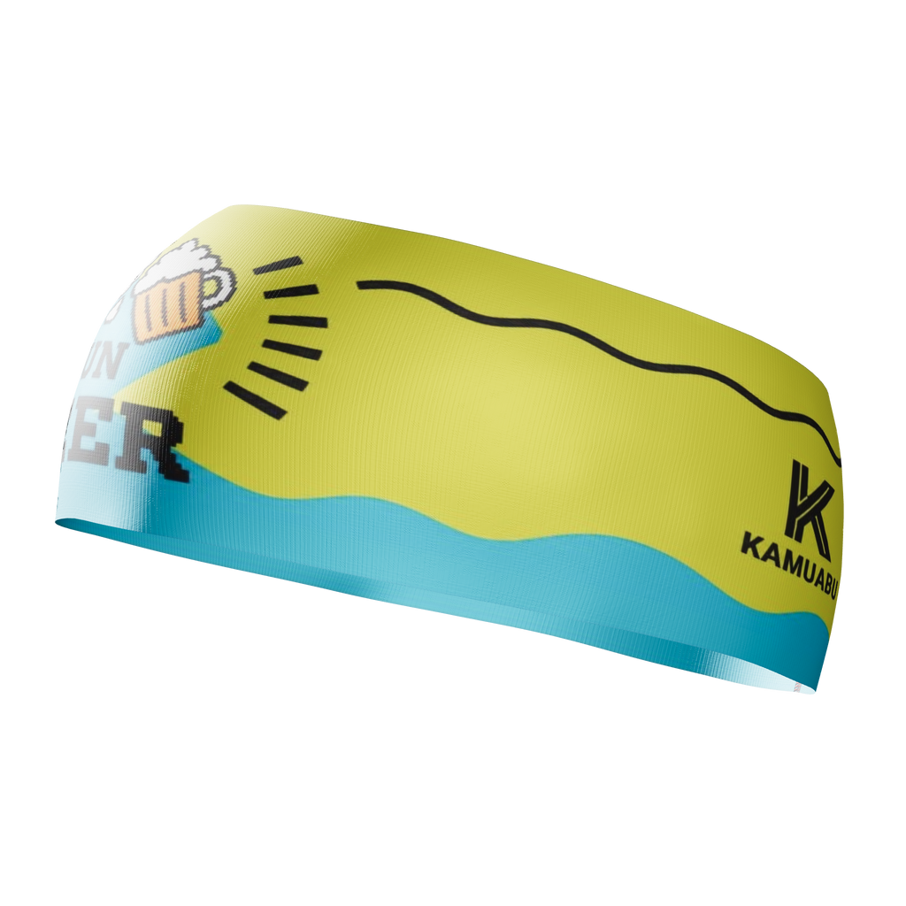HEAD BAND RUNNING Elite RUN BEER - Sin Costuras y Reversible 2 EN 1