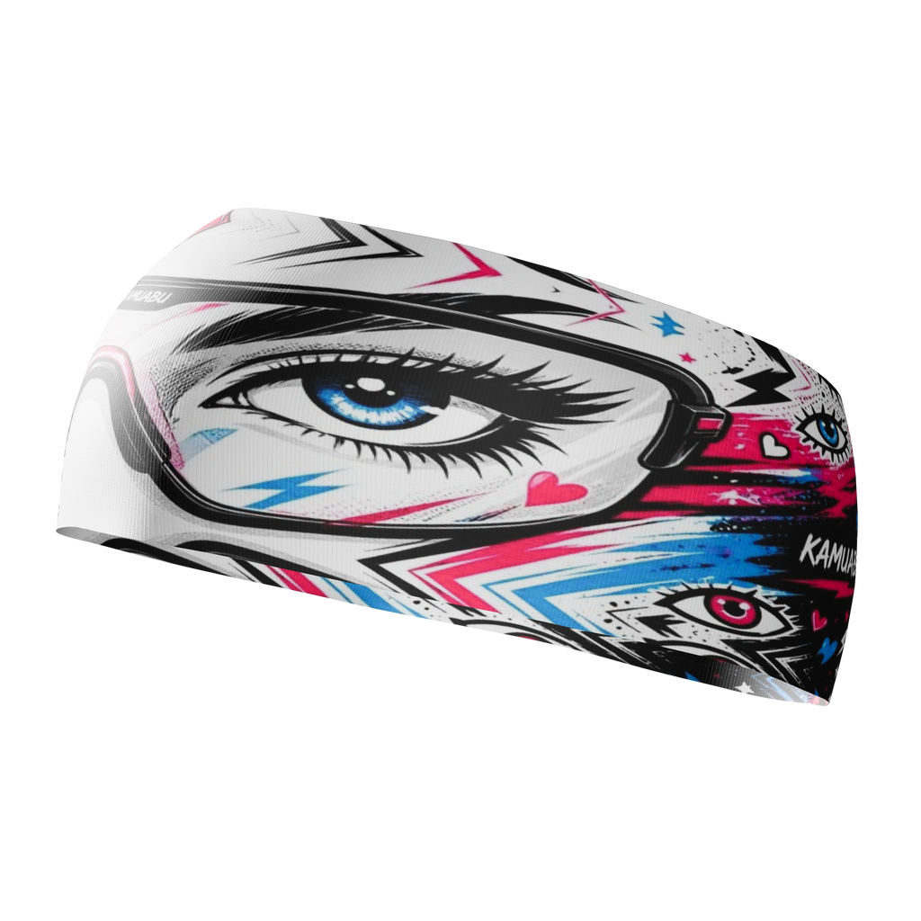 HEAD BAND RUNNING Elite LOOK FAST - Sin Costuras y Reversible 2 EN 1