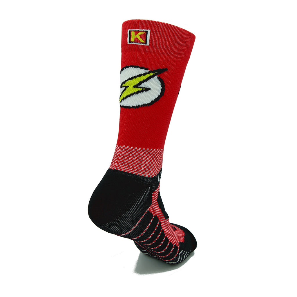 CALCETINES RUNNING SUPER-HERO ROJO (2 HILOS)