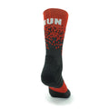 CALCETINES "RUN PIXEL" CAÑA 2 HILOS de Running - unisex - color ROJO/NEGRO