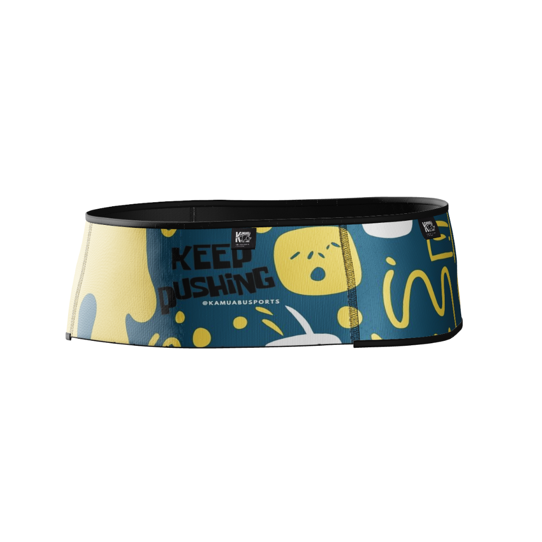 CINTURÓN RUNNING KEEP PUSHING - BELT TRAIL - Ultraligero y Reversible