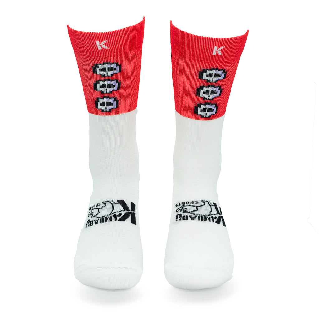 CALCETINES "DON'T FOLLOW ME" de Running - Rojo