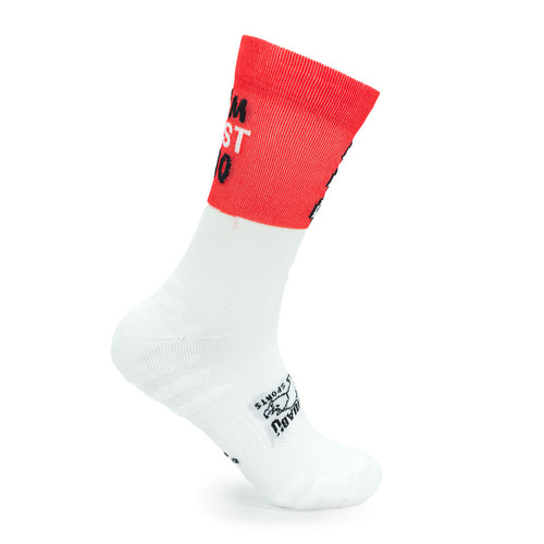 CALCETINES "DON'T FOLLOW ME" de Running - Rojo