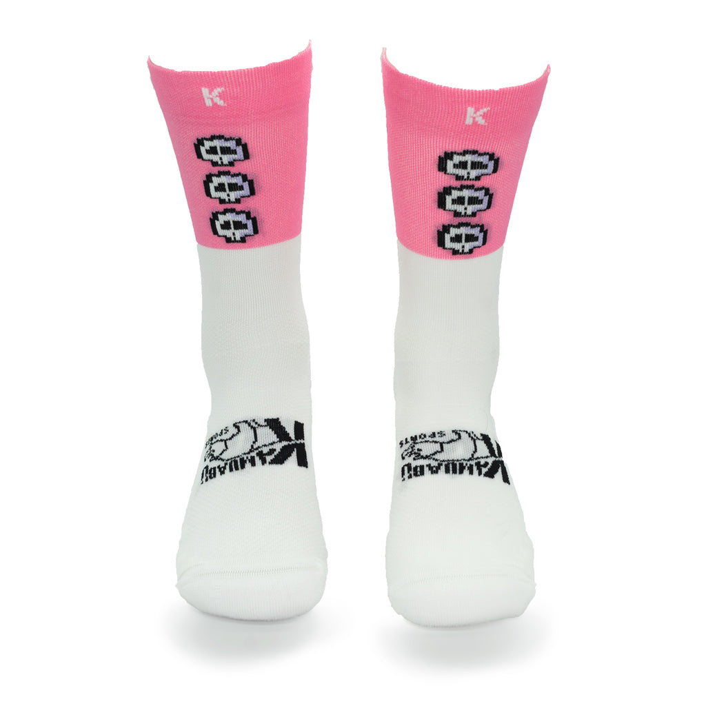 CALCETINES "DON'T FOLLOW ME" de Running - Rosa