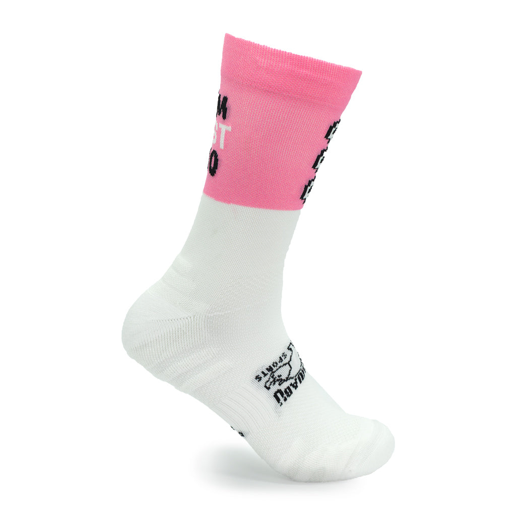 CALCETINES "DON'T FOLLOW ME" de Running - Rosa